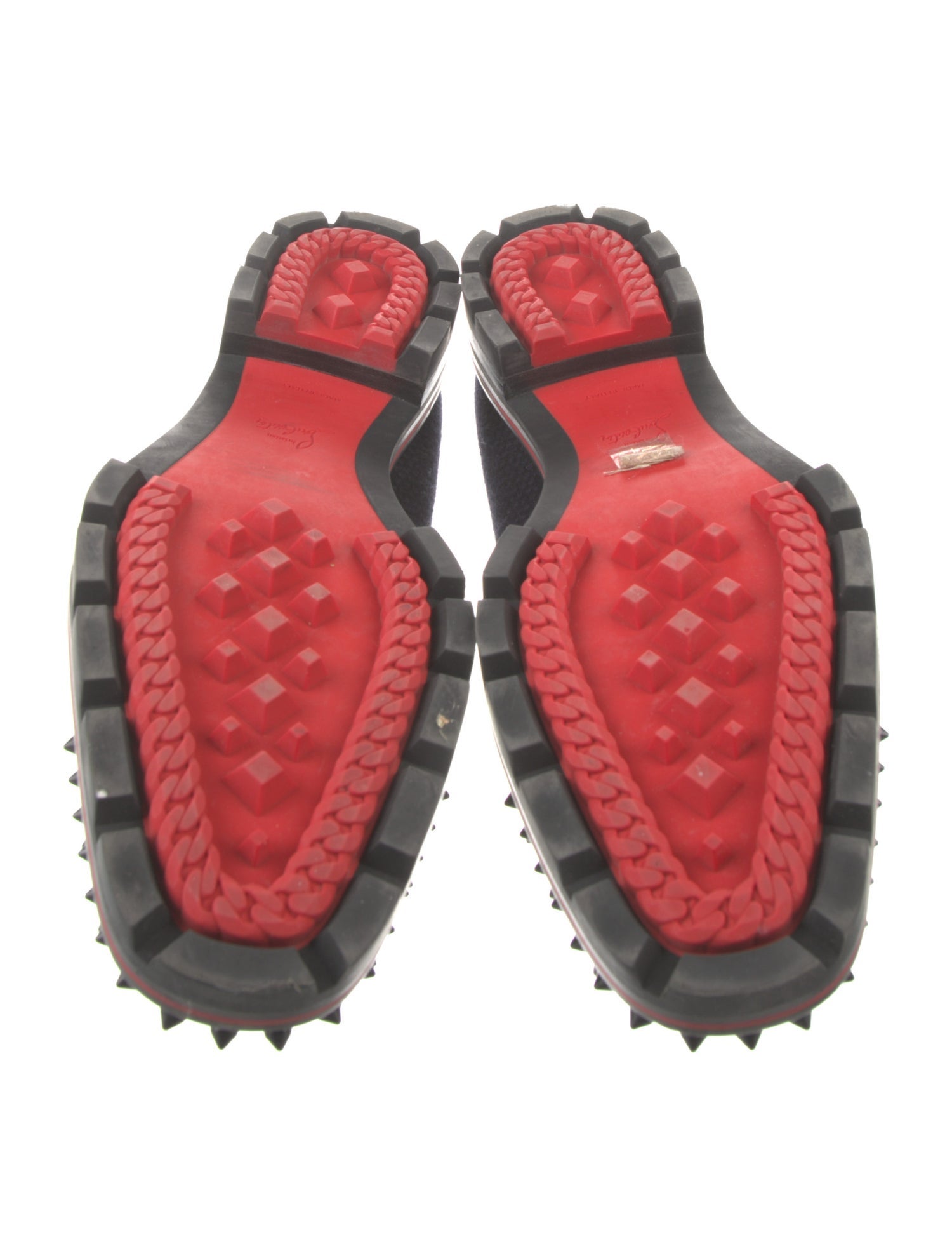 Christian Louboutin Spike Accents Tassel Accents Loafers